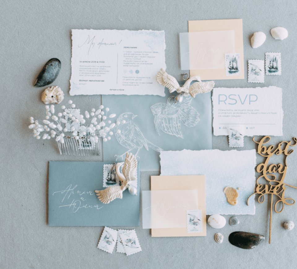 Wedding and RSVP cards